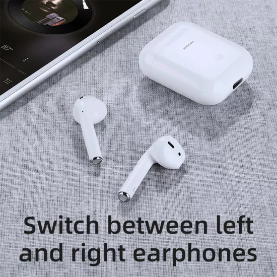 Earphones με Θήκη Φόρτισης True Wireless Bluetooth V5.0 Binaural Συμβατό με iOS & Android Μαύρο JOYROOM Originals JR-T03S TWS