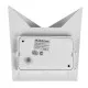 GloboStar® 96503 LED Φωτιστικό Τοίχου Απλίκα STEALTH Αρχιτεκτονικού Φωτισμού Λευκό Αδιάβροχο IP65 10 Watt CREE 1200lm 60° 230V Ψυχρό Λευκό Μ17 x Π7.5 x Υ17cm