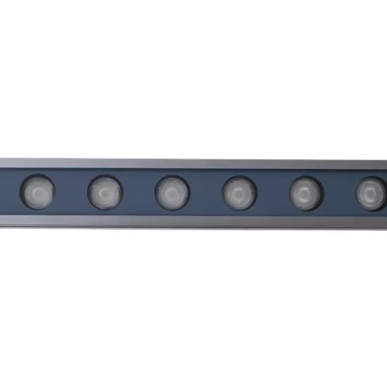 LED Wall Washer Αρχιτεκτονικού Φωτισμού 100cm GENIUS 24W CREE 24v 2880lm Δέσμης 10-30° Μοιρών Αδιάβροχο IP66 Μπλε GloboStar 05105