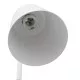 Μοντέρνο Φωτιστικό Δαπέδου Μονόφωτο Μεταλλικό Λευκό με Ξύλινη Λεπτομέρεια Φ13 GloboStar RIBBON WHITE 01586