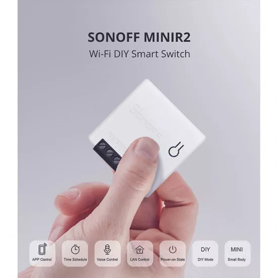 Wi-Fi Smart Switch Two Way Dual Relay (Upgraded) - 2 Output Channel
