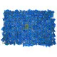 GloboStar® 78328 Συνθετικό Πάνελ Φυλλωσιάς - Κάθετος Κήπος Ορτανσία Μπλε Μ60 x Υ40 x Π5cm
