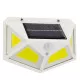 GloboStar® 71497 Αυτόνομο Ηλιακό Φωτιστικό LED COB 10W 1000lm με Ενσωματωμένη Μπαταρία 1200mAh - Φωτοβολταϊκό Πάνελ με Αισθητήρα Ημέρας-Νύχτας και PIR Αισθητήρα Κίνησης Αδιάβροχο IP65 Ψυχρό Λευκό 6000K