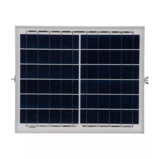 GloboStar® 71555 Αυτόνομος Ηλιακός Προβολέας LED SMD 40W 3200lm με Ενσωματωμένη Μπαταρία 5000mAh - Φωτοβολταϊκό Πάνελ με Αισθητήρα Ημέρας-Νύχτας και Ασύρματο Χειριστήριο RF 2.4Ghz Αδιάβροχος IP66 Ψυχρό Λευκό 6000K