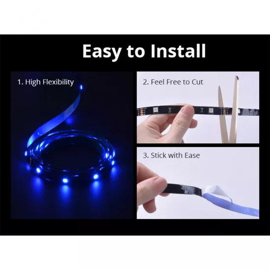 Wi-Fi Smart RGB LED Light Strip SET 5M SONOFF L1-LITE-5M-EU-GR-R2