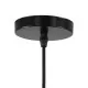 GloboStar® CUBE 00801 Μοντέρνο Κρεμαστό Φωτιστικό Οροφής Μονόφωτο Μαύρο Μεταλλικό Πλέγμα Μ25 x Π25 x Υ25cm