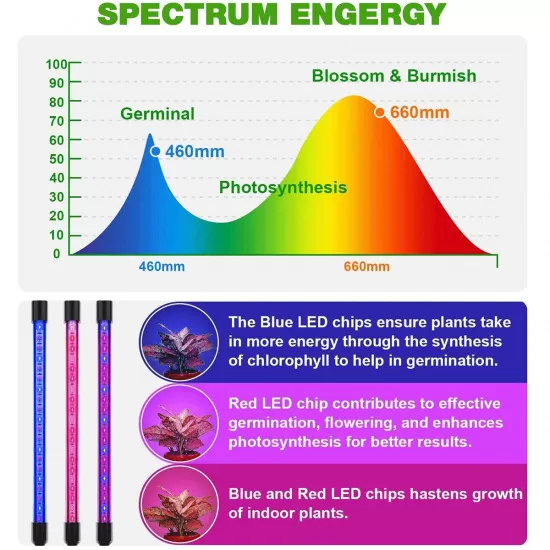 Φωτιστικό Ανάπτυξης Φυτών Γλάστρας με 4 Κινούμενες Κεφαλές & Τρίποδο 150cm SMD 2835 80W 160° AC230V IP54 με Dimmer & Timer Εσωτερικού Χώρου για Κάλυψη Επιφάνειας 1m x 1m Πλήρους Φάσματος Φωτισμού Grow Light Full Spectrum LED  GloboStar® 85956 