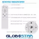 GloboStar® 61018 Κρεμαστή Πλαφονιέρα Οροφής LED CCT 76W 8372lm 120° AC 220-240V με Δυνατότητα Εναλλαγής Φωτισμού μέσω Τηλεχειριστηρίου All In One Ψυχρό Λευκό 6000k+Φυσικό Λευκό 4500k+Θερμό Λευκό 2700k Dimmable Φ45cm - Λευκό - 3 Years Warranty