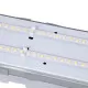GloboStar® 60177 LED Γραμμικό Βιομηχανικό Φωτιστικό Tri-Proof 150cm 72W 8306lm 120° AC 220-240V Αδιάβροχο IP65 Μ150 x Π6 x Υ4cm Φυσικό Λευκό 4500K - 3 Years Warranty