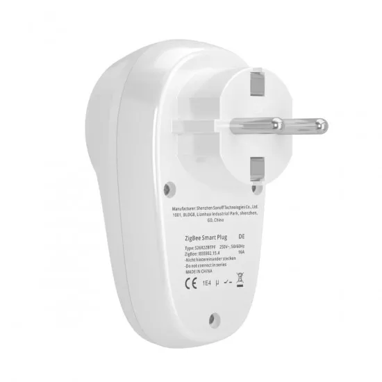 GloboStar® 80054 SONOFF S26R2ZBTPF-DE - Zigbee Wi-Fi Smart Plug Schuko EU - Smart Plug