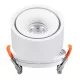 GloboStar® OMEGA 60294 Χωνευτό LED Spot Downlight TrimLess Φ10cm 12W 1404lm 36° AC 220-240V IP20 Φ10 x Υ8.2cm - Στρόγγυλο - Λευκό - Φυσικό Λευκό 4500K - Bridgelux COB - 5 Years Warranty