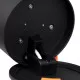 GloboStar® OMEGA 60296 Χωνευτό LED Spot Downlight TrimLess Φ10cm 12W 1404lm 36° AC 220-240V IP20 Φ10 x Υ8.2cm - Στρόγγυλο - Μαύρο - Φυσικό Λευκό 4500K - Bridgelux COB - 5 Years Warranty