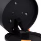 GloboStar® OMEGA 60297 Χωνευτό LED Spot Downlight TrimLess Φ10cm 12W 1346lm 36° AC 220-240V IP20 Φ10 x Υ8.2cm - Στρόγγυλο - Μαύρο - Θερμό Λευκό 2700K - Bridgelux COB - 5 Years Warranty