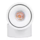 GloboStar® OMEGA 60299 Επιφανειακό LED Spot Downlight Φ10cm 12W 1346lm 36° AC 220-240V IP20 Φ10 x Υ10.5cm - Στρόγγυλο - Λευκό - Θερμό Λευκό 2700K - Bridgelux COB - 5 Years Warranty