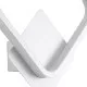GloboStar® LENA 61080 Φωτιστικό Τοίχου - Απλίκα Design LED CCT 12W 1440lm 300° AC 220-240V - Εναλλαγή Φωτισμού μέσω Διακόπτη On/Off All In One Ψυχρό 6000k+Φυσικό 4500k+Θερμό 2700k Μ25 x Π5.5 x Υ29.5cm - Λευκό
