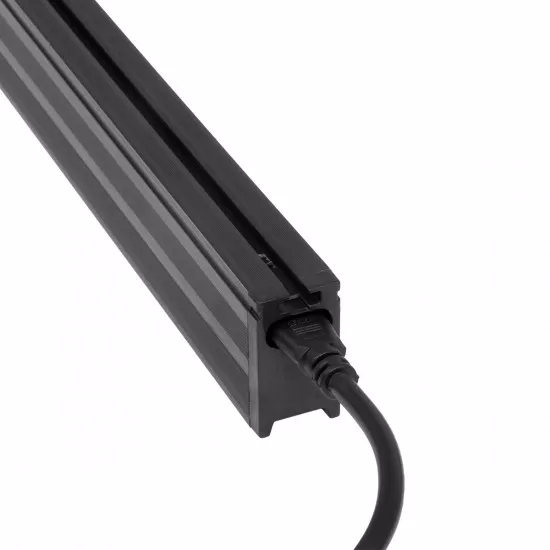 GloboStar® OFFICE 61023 Γραμμικό Φωτιστικό Οροφής Linear LED CCT 18W 2230lm 120° AC 220-240V Μ120 x Π2 x Υ4cm Ψυχρό Λευκό 6000K - Μαύρο - 3 Years Warranty