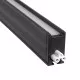 GloboStar® MARKET 61021 Γραμμικό Φωτιστικό Οροφής Linear LED CCT 18W 2200lm 60° AC 220-240V Μ120 x Π2 x Υ4cm Φυσικό Λευκό 4500K - Μαύρο - 3 Years Warranty