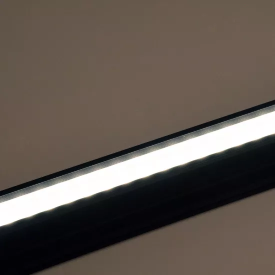 GloboStar® MARKET 61022 Γραμμικό Φωτιστικό Οροφής Linear LED CCT 18W 2170lm 60° AC 220-240V Μ120 x Π2 x Υ4cm Θερμό Λευκό 2700K - Μαύρο - 3 Years Warranty