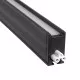 GloboStar® OFFICE 61024 Γραμμικό Φωτιστικό Οροφής Linear LED CCT 18W 2200lm 120° AC 220-240V Μ120 x Π2 x Υ4cm Φυσικό Λευκό 4500K - Μαύρο - 3 Years Warranty