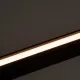 GloboStar® OFFICE 61025 Γραμμικό Φωτιστικό Οροφής Linear LED CCT 18W 2170lm 120° AC 220-240V Μ120 x Π2 x Υ4cm Θερμό Λευκό 2700K - Μαύρο - 3 Years Warranty