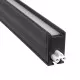 GloboStar® OFFICE 61025 Γραμμικό Φωτιστικό Οροφής Linear LED CCT 18W 2170lm 120° AC 220-240V Μ120 x Π2 x Υ4cm Θερμό Λευκό 2700K - Μαύρο - 3 Years Warranty