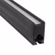 GloboStar® OFFICE 61025-1 Γραμμικό Κρεμαστό Φωτιστικό Linear LED CCT 18W 2170lm 120° AC 220-240V Μ120 x Π2 x Υ4cm Θερμό Λευκό 2700K - Μαύρο - 3 Years Warranty