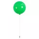 GloboStar® BALLOON 00653 Μοντέρνο Παιδικό Φωτιστικό Οροφής Μονόφωτο Πράσινο Πλαστικό Μπάλα Φ30 x Υ33cm