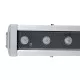 GloboStar® WASHER-DAIA S-90995 Μπάρα Φωτισμού Wall Washer LED 54W 5400lm 30° DC 24V Αδιάβροχο IP65 Μ100 x Π7.5 x Υ7cm Πολύχρωμο RGB DMX512 Display on Body - Ασημί - 3 Years Warranty