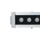 GloboStar® WASHER-DAIA S-90997 Μπάρα Φωτισμού Wall Washer LED 96W 10080lm 30° DC 24V Αδιάβροχο IP65 Μ52 x Π7.5 x Υ7cm Πολύχρωμο 4in1 RGBW DMX512 Display on Body - Ασημί - 3 Years Warranty