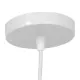 GloboStar® FIGURE 10001651 Μοντέρνο Κρεμαστό Παιδικό Φωτιστικό Οροφής Μονόφωτο Λευκό Μεταλλικό Φιγούρα Φ20 x Υ40cm