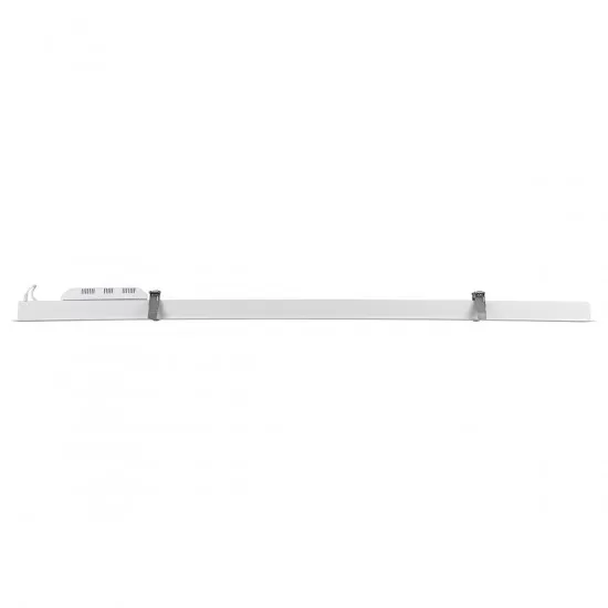 GloboStar® LUCA 61033 Γραμμικό Χωνευτό Φωτιστικό Linear LED CCT 54W 6500lm 120° AC 220-240V Μ121.5 x Π5 x Υ4cm - Εναλλαγή Φωτισμού μέσω Τηλεχειριστηρίου All In One Ψυχρό 6000k+Φυσικό 4500k+Θερμό 2700k Dimmable - Λευκό - 3 Years Warranty