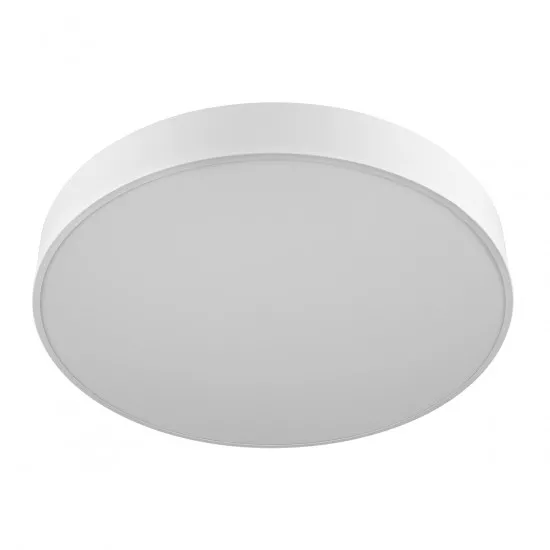 GloboStar® BURTON 61203-P Κρεμαστή Πλαφονιέρα Οροφής LED CCT 75W 8625lm 120° AC 220-240V - Εναλλαγή Φωτισμού μέσω Τηλεχειριστηρίου All In One Ψυχρό 6000k+Φυσικό 4500k+Θερμό 2700k Dimmable Φ60cm - Λευκό - 3 Years Warranty