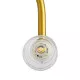 GloboStar® PAOLA 60417 Μοντέρνο Φωτιστικό Τοίχου - Απλίκα Καθρέπτη Μπάνιου - Πίνακα 2 x G9 270° AC 220-240V IP44 Μ31 x Π16 x Υ15cm - Φυσικό Λευκό 4500K - Χρυσό - 5 Years Warranty