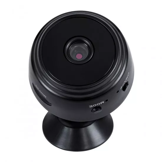 GloboStar® 86004 WIFI 2.4G IP CAMERA 1.0MP 1080P - Έξυπνη Κρυφή IP Κάμερα WiFi 1080P 150° Παρακολούθησης με Νυχτερινή Λήψη & Αισθητήρα Κίνησης - Μαύρο