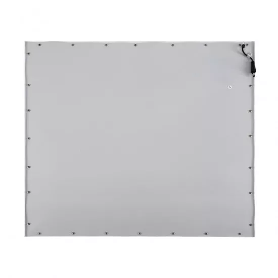 GloboStar® 60207 Χωνευτό LED Panel Milky Super Slim 60x60cm 40W 3800lm 120° CRI≥80Ra UGR<19 AC 220-240V IP20 Μ60 x Π60 x Υ1.5cm - Φυσικό Λευκό 4500K - TÜV Certified Driver - 5 Years Warranty