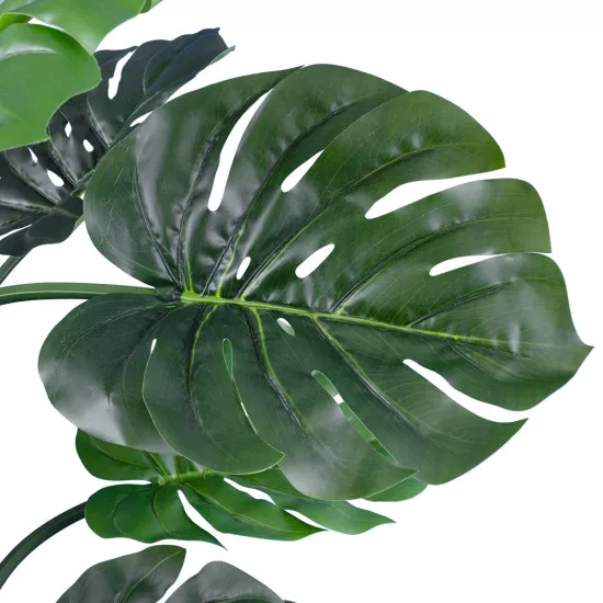 GloboStar® Artificial Garden MONSTERA 20005 Τεχνητό Διακοσμητικό Φυτό Μονστέρα Υ110cm