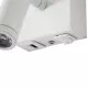 GloboStar® ROULETTE-R 61380 Μοντέρνο Φωτιστικό Τοίχου - Απλίκα Ξενοδοχείου Bed Side LED 3W 360lm & 1 x E27 36° & 360° AC 220-240V - Reading Up/Down Light - Φορτιστής USB 3A - Μ22 x Π23.5 x Υ37cm - Φυσικό Λευκό 4500K - Λευκό με Μπεζ Καπέλο - Σετ 2 Τεμαχίων