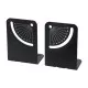 GloboStar® FDB K803-WB7 98029 Speaker Base Wall Bracket - Επιτοίχια Ρυθμιζόμενη Βάση Ηχείου για Τοποθέτηση Συστήματος Κολωνάτων Ηχείων K803 - IP20 - Μαύρο - Μ10 x Π8 x Υ14.5cm - Ζεύγος