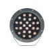 GloboStar® TREELIGHT-RIVA 90363 Σποτ Φωτισμού Ειδικό για Φυτά - Δέντρα με Βάση Κήπου / Καρφωτό LED 24W 2040lm 10° DC 24V Αδιάβροχο IP67 Φ20.5 x Υ6.5cm Αρχιτεκτονικό Πορτοκαλί 2200K - Γκρι Ανθρακί - 3 Years Warranty