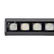 GloboStar® WASHER-PANDA 90584 Μπάρα Φωτισμού Ultra Slim Wall Washer LED 36W 3420lm 15° DC 24V Αδιάβροχο IP67 Μ100 x Π4 x Υ3.5cm Φυσικό Λευκό 4500K - Γκρι Ανθρακί - 3 Years Warranty