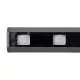 GloboStar® WASHER-PANDA 90585 Μπάρα Φωτισμού Ultra Slim Wall Washer LED 36W 3060lm 15° DC 24V Αδιάβροχο IP67 Μ100 x Π4 x Υ3.5cm RGBW DMX512 - Γκρι Ανθρακί - 3 Years Warranty