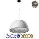 GloboStar® SERENIA WHITE 01152 Μοντέρνο Κρεμαστό Φωτιστικό Οροφής Μονόφωτο Λευκό Γύψινο Καμπάνα Φ40 x 19cm