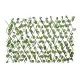 GloboStar® Artificial Garden NASTURTIUM 78498 Πτυσσόμενη Πέργκολα Τεχνητής Φυλλωσιάς - Κάθετος Κήπος Σύνθεση Ινδοκάρδαμο Μ110 x Π10 x Υ120cm (min) Μ310 x Π10 x Υ45cm (max)