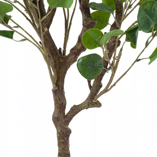 GloboStar® Artificial Garden EUCALYPTUS 20190 Τεχνητό Διακοσμητικό Φυτό Ευκάλυπτος Υ120cm