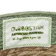 GloboStar® Artificial Garden SERIFOS 20328 Διακοσμητικό Πλεκτό Καλάθι - Κασπώ Γλάστρα - Flower Pot Μπεζ με Κυπαρισσί Φ32cm x Υ28cm