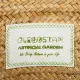 GloboStar® Artificial Garden CECILIA 20344 Διακοσμητικό Ψάθινο Καλάθι - Κασπώ Γλάστρα - Flower Pot Μπεζ Φ30cm x Υ30cm