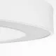 GloboStar® RA 61199 Κρεμαστό Φωτιστικό Δαχτυλίδι-Κύκλος LED CCT 100W 11020lm 120° AC 220-240V - Εναλλαγή Φωτισμού μέσω Τηλεχειριστηρίου All In One Ψυχρό 6000k+Φυσικό 4500k+Θερμό 2700k Dimmable Φ120cm - Λευκό - 3 Years Warranty