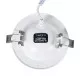 GloboStar® LEXIS JOINT 60990 Χωνευτό LED Κινούμενο Spot Downlight 7W 680lm 45° AC 220-240V IP44 Φ12cm x Υ3.1cm - Στρόγγυλο - Λευκό - Φυσικό Λευκό 4500K - Bridgelux Chip - TÜV Certified Driver - 5 Years Warranty