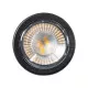 GloboStar® GARDENINI 61546 Επιφανειακό Φωτιστικό Σποτ Κήπου LED 5W 650lm 38° DC 24V IP68 Υψηλής Αντοχής ABS IK06 Φ7 x Υ14.5cm - Θερμό Λευκό 2700K Dimmable - Μαύρο - Bridgelux Chip - 3 Years Warranty