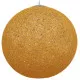GloboStar® OCEANA 01361 Vintage Κρεμαστό Φωτιστικό Οροφής Μονόφωτο Μπεζ Χρυσό Ξύλινο Ψάθινο Rattan Φ60 x Υ60cm